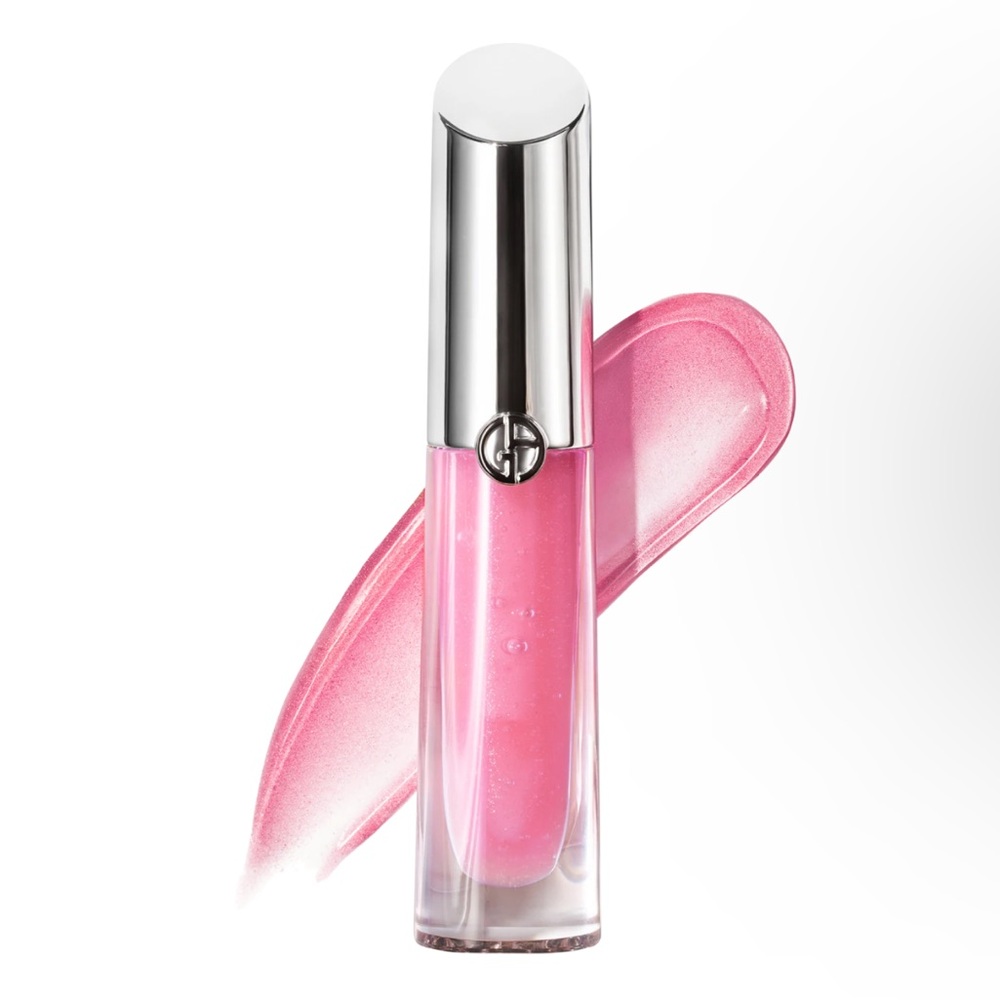 💎 Armani Beauty Prisma Glass Hydrating Lip Gloss Squalane Berry Beam Full-Size